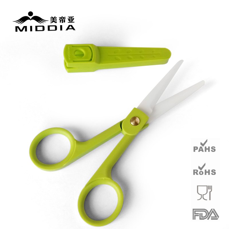 Baby Products/Items Ceramic Baby Food Safety Cutters Multi Function Scissors